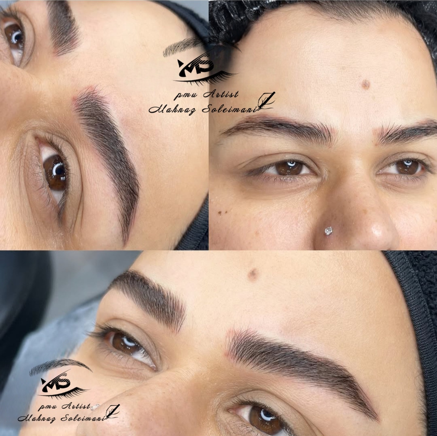 آرایش دائم استاد مهناز سلیمانی
