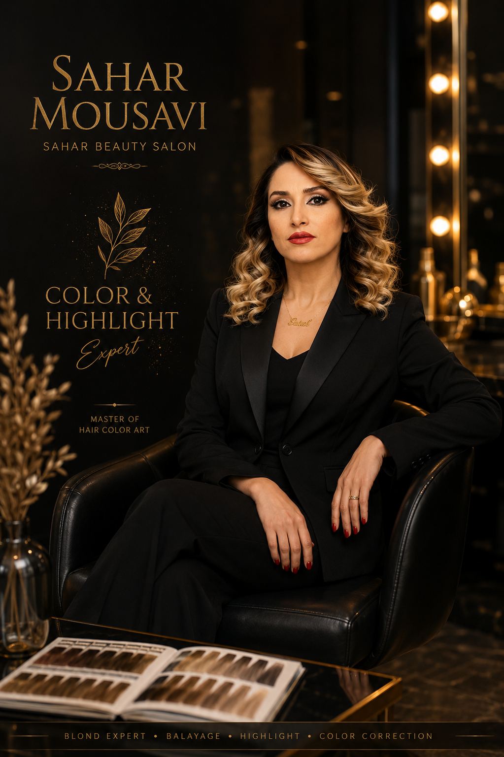 آرایشگاه زنانه و سالن زیبایی سحر موسوی