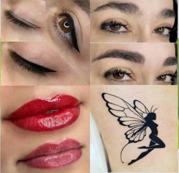 تتو آرتیست آرایش دائم صورت وبدن