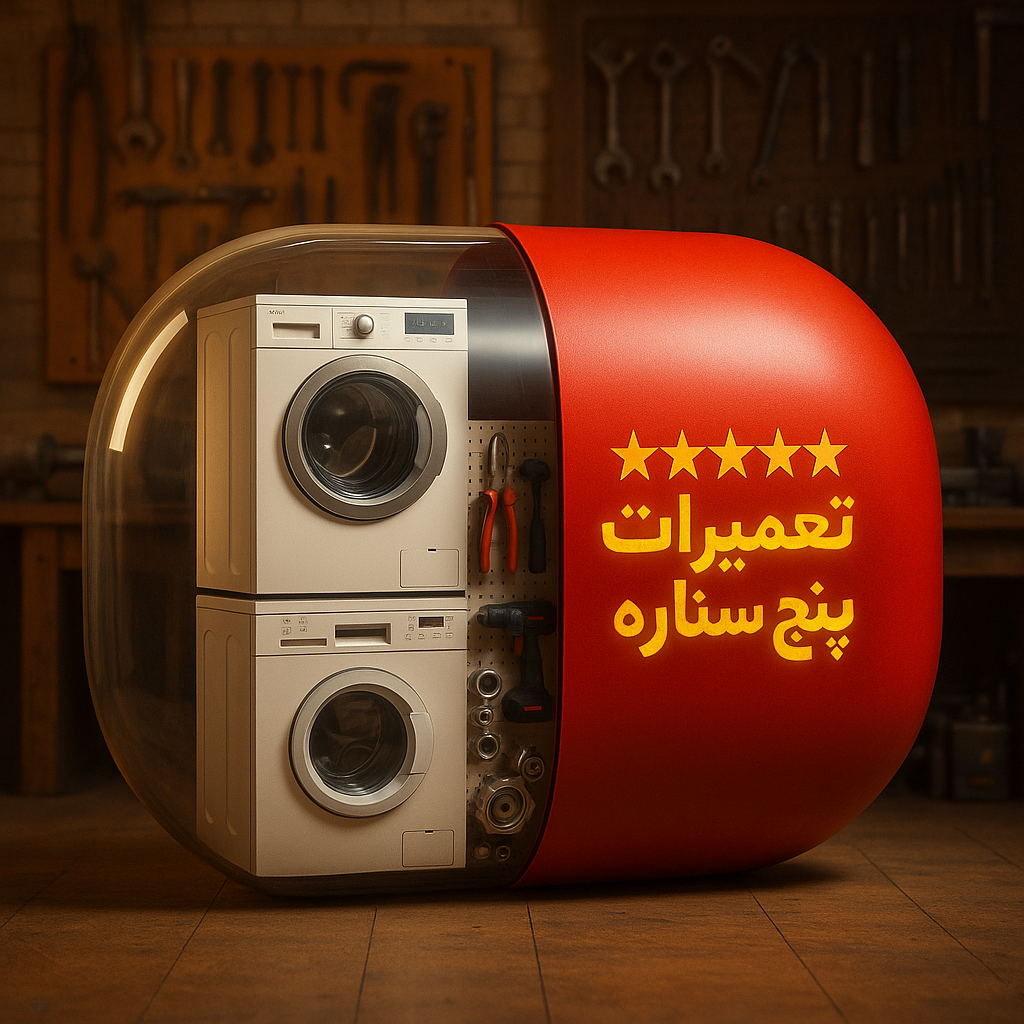تعمیرات لباسشویی پنج ستاره