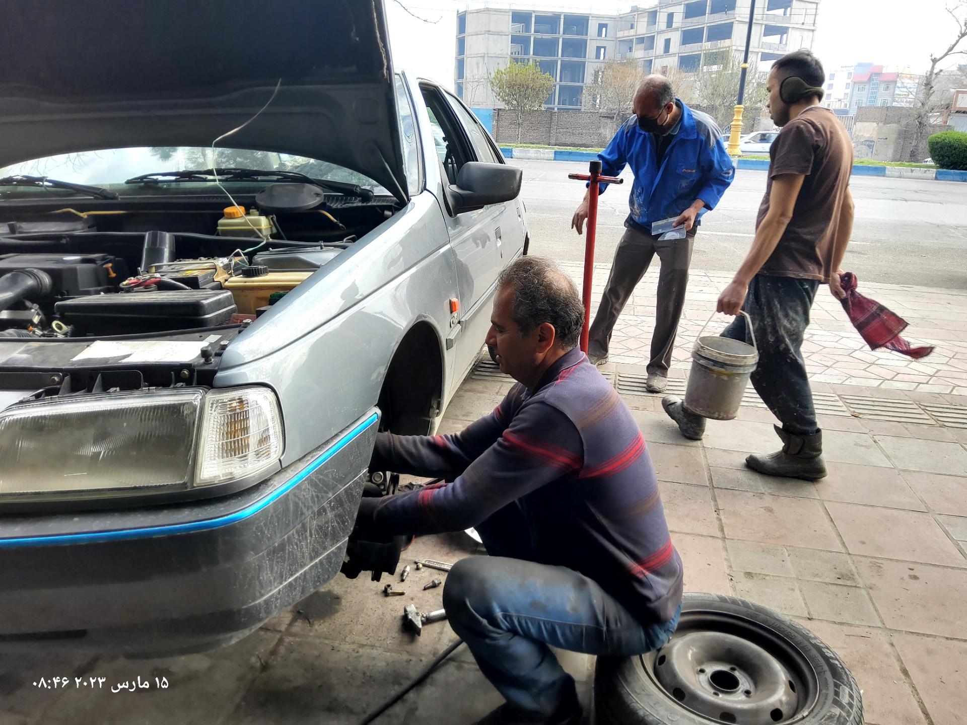 تعمیرگاه جلوبندی ویسی