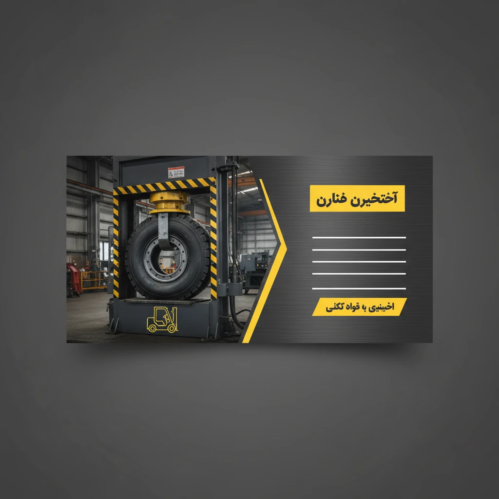 تعویض رینگ از لاستیک توپر لیفتراک اتحاد