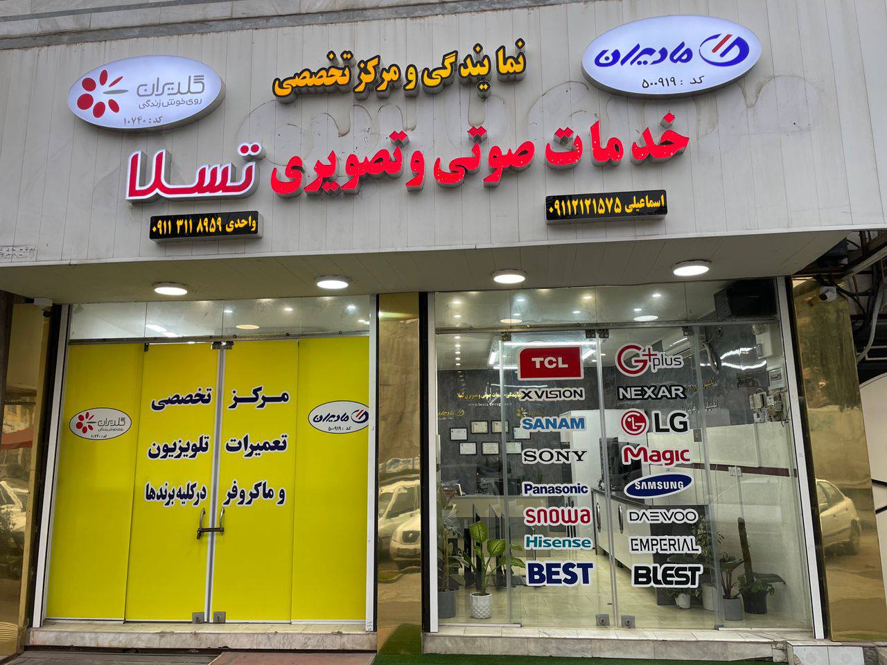 خدمات صوتی و تصویری تسلا