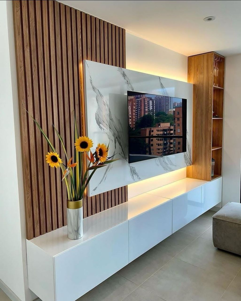 دکوراسیون داخلی تخت کمجا کابینت سورنا
