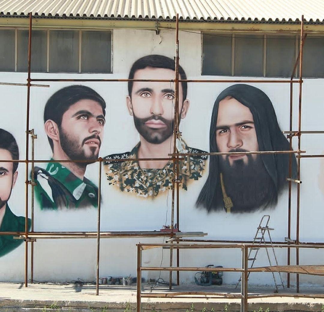 دیوارنویسی و نقاشی دیواری ذاکری