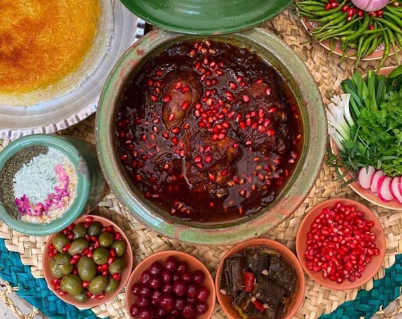 غذای خانگی بیرون بر نومارین