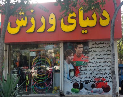 فروشگاه لوازم ورزشی دنیای ورزش