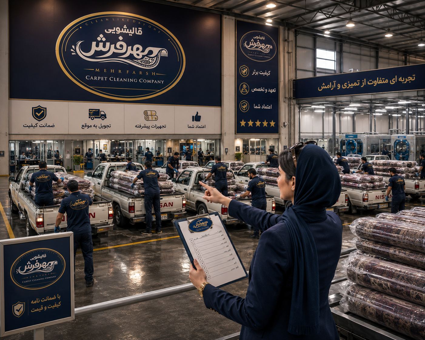 قالیشویی مهر فرش
