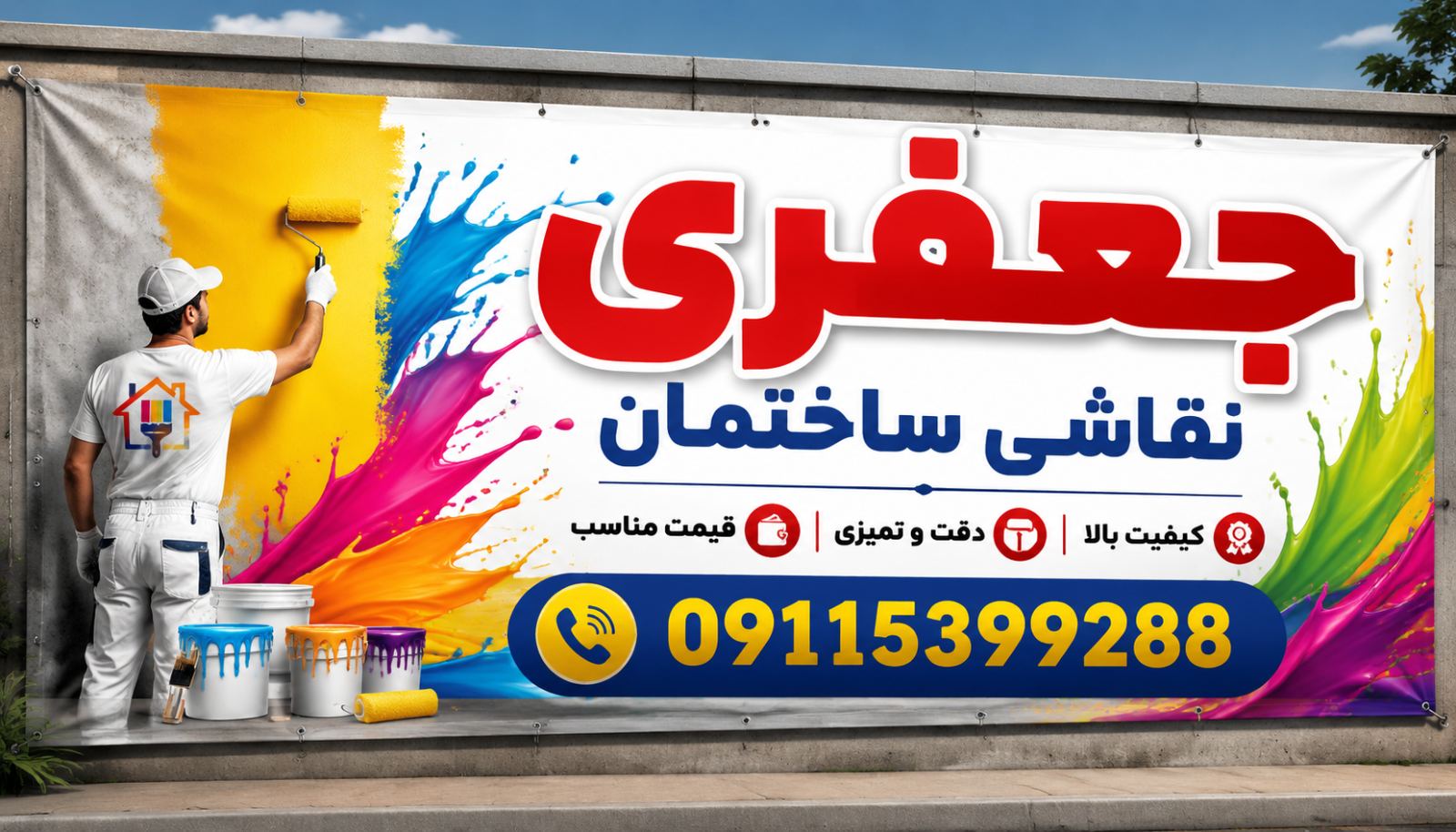نقاشی ساختمان جعفری