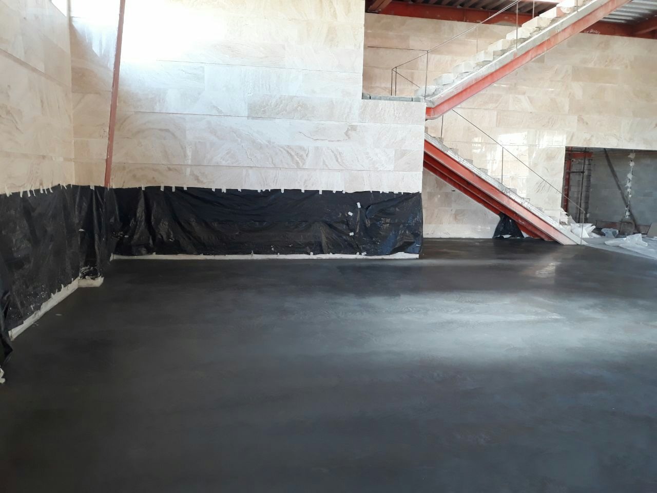 پیوینگ و اجرای بتون سخت با ماله پروانه