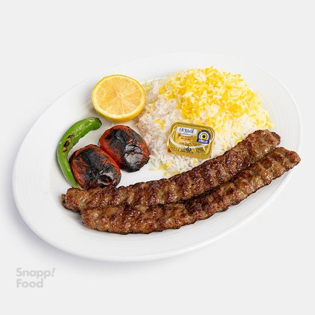 کباب ذغالی وحلیم المهدی