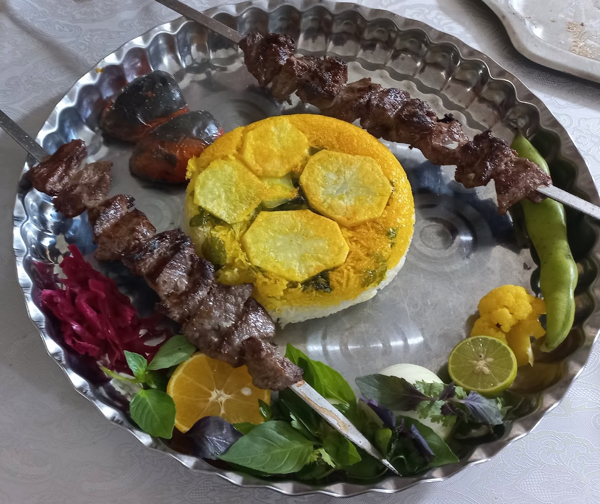 کته کبابی نارنج